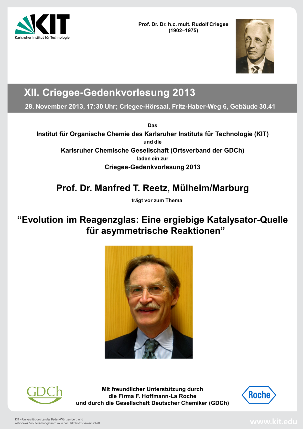 Criegee Lecture 2013